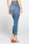 Ankle Back Button Skinny Jeans