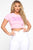 Slim Fit Short Sleeve Round Neck Crop Top