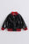 MARC & JANIE PU Leather Varsity Jacket