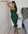 2020 Women&#39;s Fashion Sexy Bandage Dress Party Strapless Bodycon Fishtail Knitted Dress Autumn Mermaid Christmas Dress Vestido