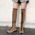 2021 New Women Boots Lace Up Over-the-knee Boots Warm Women Shoes Rome Style Knee-high Boots Female Winter Boots Plus Size 35-43