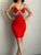 2021 New Women&#39;s Rhinestone Tassel Diamond  V-Neck Bandage Dress Mini Sexy Spaghetti Elegant  Vestidos Celebrity Party Dobanmbd