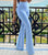 2021 Summer Women Bandage Trousers Sexy Party Celebrity Pants Fashion High Waist Solid Full Length Vestidos Flare Pants Dobanmbd