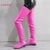 2021 Women Shoes Low Heels Thigh High Elastic Boots Autumn Winter Large Size Rose-pink Green High Quality Over The Knee Boots