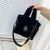 2022 Designer Faux Fur Tote Bag for Women Luxury Handbags Autumn Winter Plush Shoulder Crossbody Bags Brand Shopper Purses New