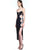 2022 New Black Sexy Bandage Hole Bandage Mid-calf Dress Strap Fashion Elegant Evening Party Dress High Quality