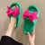 2022 Womens Slippers EVA Indoor Floor Soft Couple Slipper Summer Bow Bedroom Shoes Ladies Flip Flops Fashion Shoes Adult