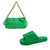 2023 New Shoes And Purse Set Towel Slipper Shoulder Purses Set Cloud Chain Shoulder Purses And Matching Shoes Ladies Handbags