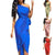 Oblique shoulder dress irregular bandage dress belt