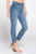 Ankle Back Button Skinny Jeans