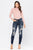 Judy Blue Plus Size Super Distressed High Waist Skinny Jeans