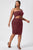 Plus Size One Shoulder Cutout Waist Dress