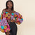 African Dashiki Print Tops Women  Fashion Sexy Shoulder Off Dresses Women African Clothes African Traditional Wear for Women