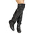 BLXQPYT Over the knee boots women especially big 34-48 Autumn winter plush warm flat heel Fashion casual fur shoes woman bl3804