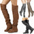 BLXQPYT Over the knee boots women especially big 34-48 Autumn winter plush warm flat heel Fashion casual fur shoes woman bl3804