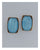 Rectangular stone earrings