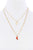 Stylish Double Layer Chain Star And Moon Pendant Necklace