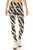 Long Yoga Style Banded Lined Multi Printed Knit Legging With High Waist.