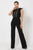 Sheer Mesh Sleeveless Jumpsuit