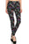 Floral Print, Full Length Leggings In A Slim Fitting Style With A Banded High Waist