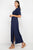 Side Slit Smocked Waist Maxi Dress