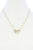 Dainty Star Lighting Bolt Charm Metal Necklace