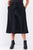 Plus Black Self-tie High Waist Detail Wide Leg Midi Length Pants