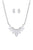 Stylish Crystal Rhinestone Necklace And Earring Set