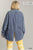 Chest Pockets Collar Button Down Denim Jacket With Unfinished High Low Hem