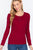 Long Slv Scoop Neck Thermal Top