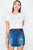 Ruched Sides Drawstring Crop Top