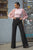 Waist Button And Buckle Detailed Fashion Pants