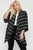 Kimono Style Striped Cardigan