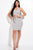 Solid Halter Neck Mini Dress With Front Cutout And Waist Tiw