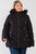 Plus Size Vegan Fur Double-sided Cotton Twill Parka & Puffer Jacket