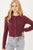 Buttoned Cable Knit Cardigan Long Sleeve Sweater