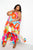 Printed Voluminous Maxi Dress