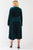 Plus Hunter Green Velvet Long Sleeve Maxi Smoking Jacket