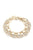 Rhinestone Oval Link Metal Bracelet