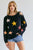 Star Printed Round Neck Sweater