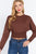 Dolman Slv Inner Fleece Terry Top