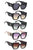 Fashion Side Animal Post Design Sunglasses