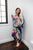 Plus Ivory Animal Multi Color Print Hooded Long Sleeve Top & Pants Set