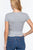 Short Slv Crew Neck Rib Crop Top