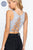 Sleeveless Scoop Neck Back Lace-up Detail Seamless Rib Knit Top