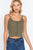 Front Closure With Hooks Sweater Cami Top