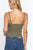 Front Closure With Hooks Sweater Cami Top