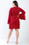 Plus Bell Long Sleeve Mini Dress