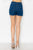 High Rise Buttoned Denim Skorts