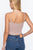 Round Neck W/removable Bra Cup Cotton Spandex Bra Top